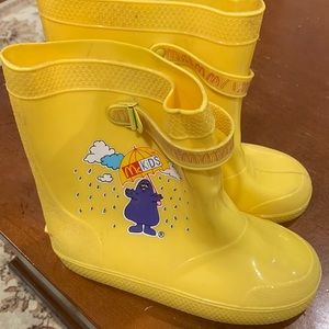 Vintage McDonalds Grimace kids rain boots sz 13/1